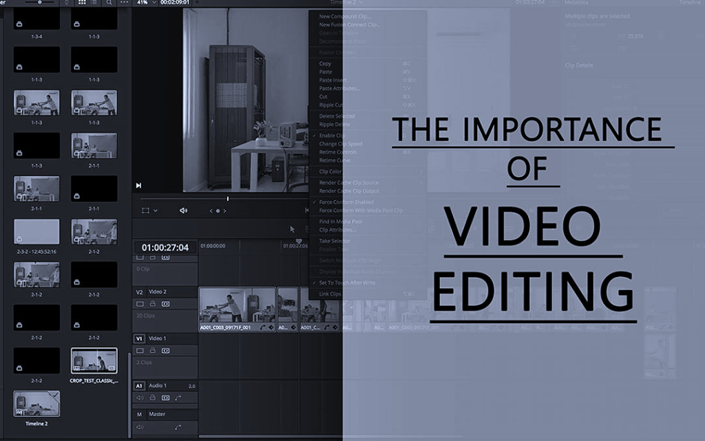 The Importance of a Video Editing Course