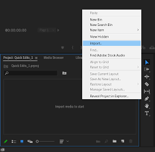 How to Use Premiere Pro , import media in premiere pro